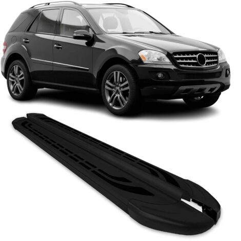 Marchepieds Latéraux pour Mercedes Classe M W164 2006 à 2011, Marchepied latéral de Voiture en Aluminium, 2 Pcs (1/5)