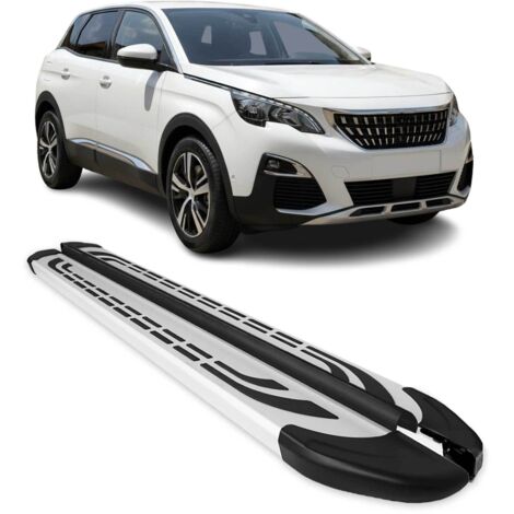 Marchepieds Latéraux pédale pour Peugeot 3008 2016-2025 Aluminium Gris 2Pcs (1/5)
