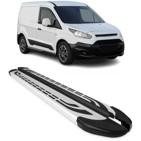 Marchepieds Latéraux pour Ford Connect 2014-2024 Aluminium Gris L1 Court 2Pcs