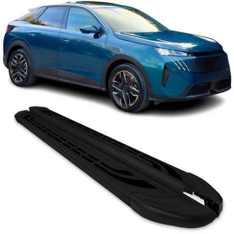 OMAC Marchepieds Latéraux pédale Compatible avec Peugeot 3008 III 2024-2025 Noir Aluminium 2Pcs