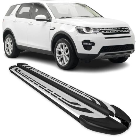 OMAC Marchepieds Latéraux pour Land Rover Discovery Sport 2014-2025 Gris Noir Alu (1/5)
