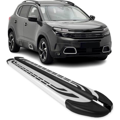 Marchepieds Latéraux pour Citroen C5 Aircross 2018-2025 Aluminium Gris 2Pcs