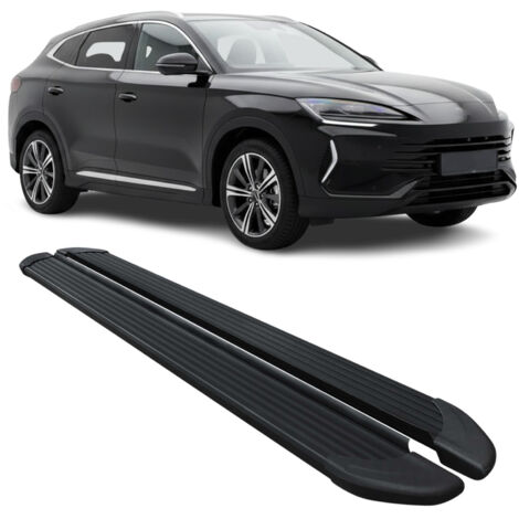 OMAC Marchepieds Latéraux pédale Compatible avec BYD Seal U SUV 2024-2025 Aluminium Noir 2Pcs