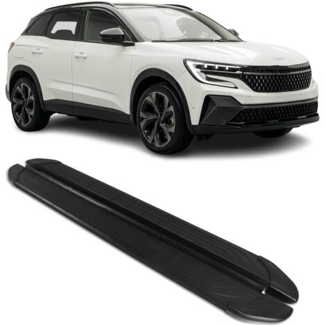 Marchepieds Latéraux Pédale pour Renault Austral 2022-2025 Alu Noir 2 pièces