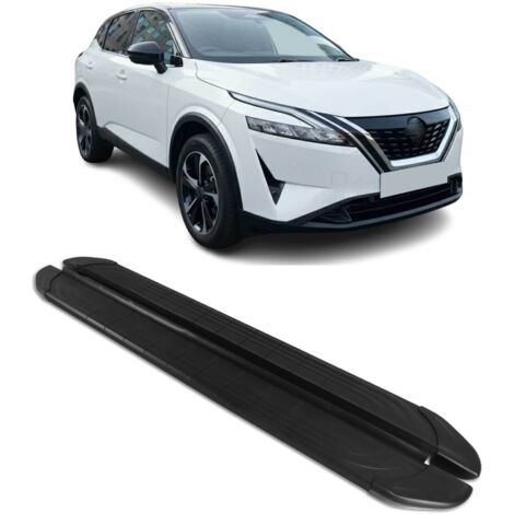 Marchepieds latéraux pédale pour Nissan Qashqai 2021-2026 2Pcs Aluminium Noir