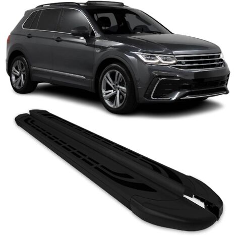 Marchepieds Latéraux pour VW Tiguan II 2016-2023 Noir en Aluminium 2 Pcs (1/5)