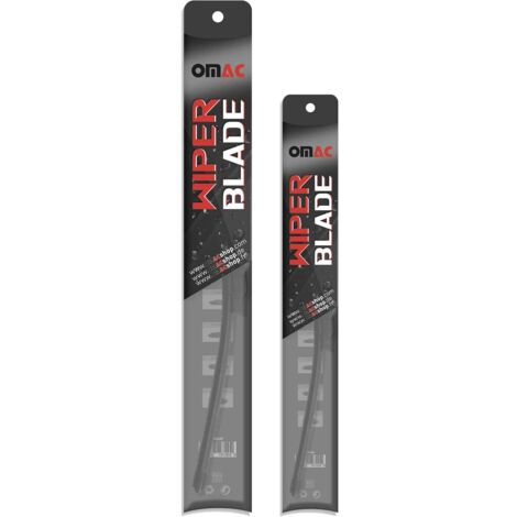 OMAC Kit Complet Essuie-glaces pour Toyota Aygo 2005-2022 – Lot de 3 (Avant + Arrière) – Balais Plats & Arrière Spécifique – Silencieux & Sans Traces (1/5)