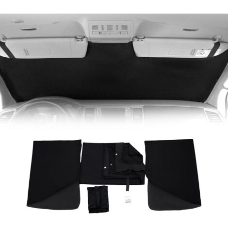 OMAC Rideaux Pare-Soleil magnétique pour VW Crafter 2017-2026 Noir Tissu (1/5)