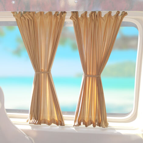 Rideaux De Fenêtre pour Citroen Jumpy 2016-26 L2 Double Porte Coul. &Hayon Beige (1/5)