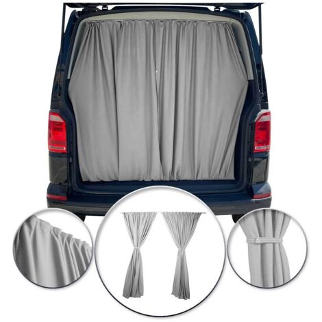 Rideaux De Porte Hayon pour Mercedes Vito Viano W639 W447 L2 Gris Tissu