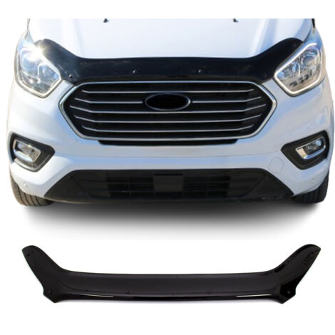 Deflecteurs d'air Capot de Voiture pour Ford Transit Custom 2018-2024 Noir
