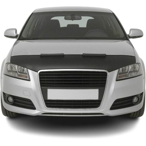 Protège Capot Compatible avec Audi A3 8P 2003 à 2013, Bra de Capot Protection, Noir