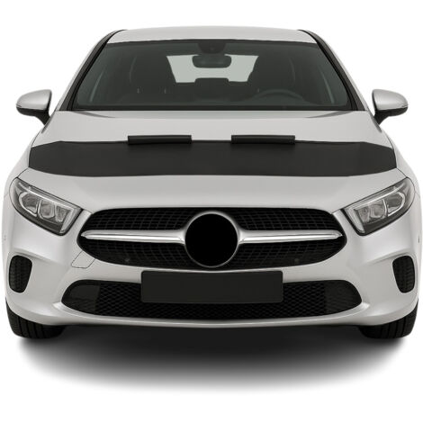 Protège Capot Compatible avec Mercedes Classe A W176 2013 à 2018, Bra de Capot Protection, Noir (1/5)