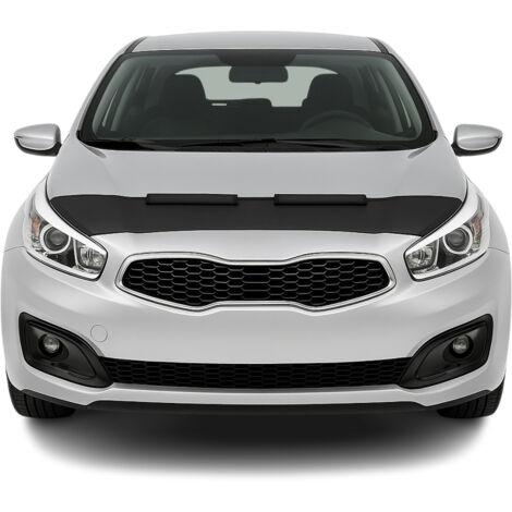Protège Capot Compatible avec Kia Kia Cee'D 2012 à 2016, Bra de Capot Protection, Noir (1/5)