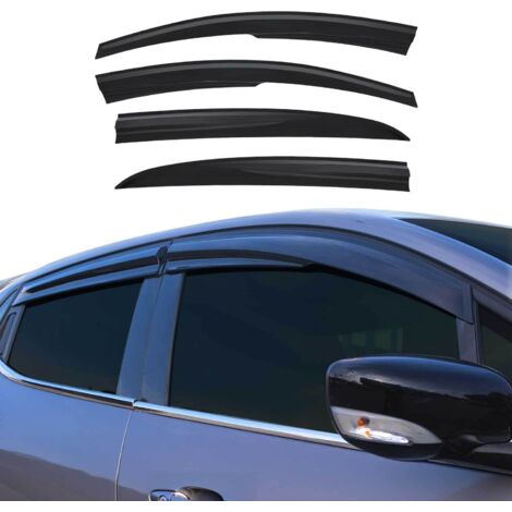Déflecteurs de Vent Pluie d'air Compatible avec Renault Megane Berline 2015-2021 Acrylique (1/5)