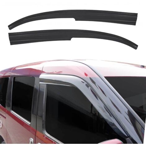 Déflecteurs De Vent Pluie D'air pour Mercedes Citan 2012-2021 en Acrylique noir (1/5)