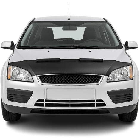 Protège Capot compatible avec Ford Focus 2005 à 2008, Bra de Capot Protection, Noir (1/5)