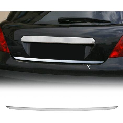 Garniture de Hayon Coffre pour Peugeot 207 2006-2015 Acier INOX