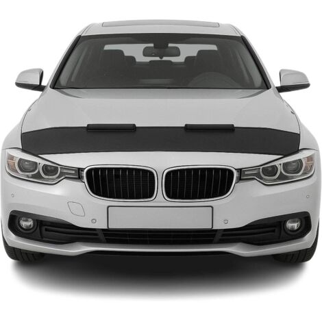 Protège Capot Compatible avec BMW Série 3 F30 F31 F34 F35 2012 à 2018, Bra de Capot Protection, Noir