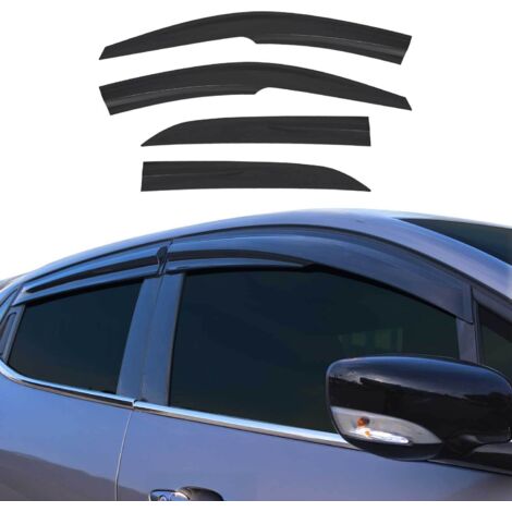 Déflecteurs de Vent pluie d'air pour Hyundai i20 2014-2020 HB Acrylique Noir 2x (1/5)