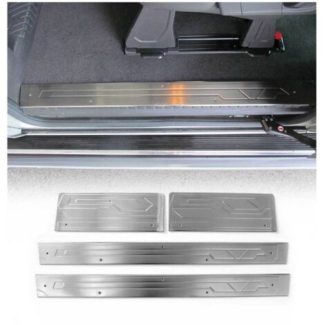 Couverture de Seuil de porte pour Ford Transit Tourneo Connect 2014-2024 inox 4x