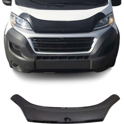Deflecteurs d'air Capot de Voiture pour Fiat Ducato 2014-2026 Acrylique Noir