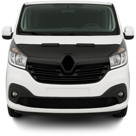Protège Capot compatible avec Renault Trafic 2014 à 2021, Bra de Capot Protection, Noir