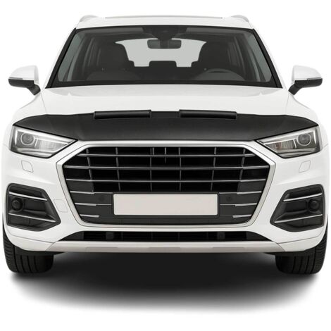 Protège Capot compatible avec Audi Q5 2016 à 2021, Bra de Capot Protection, Noir (1/5)