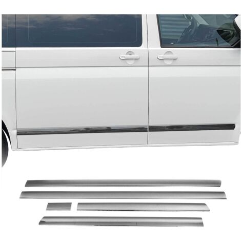 Garniture Baguette de porte latérale pour VW Transporter T5 T6 inox Foncé L1-LHD (1/5)