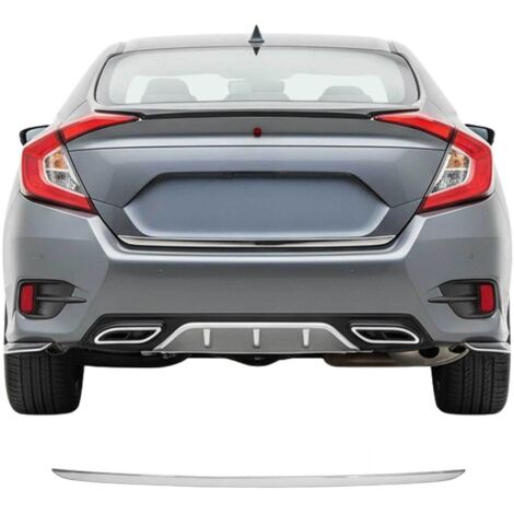 Garniture de Hayon Coffre pour Honda Civic 2015-2020 acier inox (1/5)