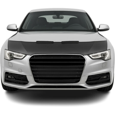 Protège Capot compatible avec Audi A5 B8 2012 à 2016, Bra de Capot Protection, Noir (1/5)