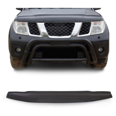 Déflecteur de Capot Compatible avec Nissan Navara D40 2005-2015 Acrylique Noir