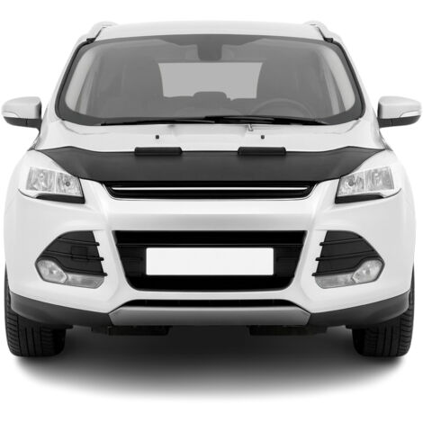 Protège Capot compatible avec Ford Kuga 2013 à 2019, Bra de Capot Protection, Noir (1/5)