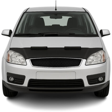 Protège Capot compatible avec Ford C-Max 2003 à 2010, Bra de Capot Protection, Noir (1/5)