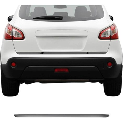 Garniture de Hayon Coffre pour Nissan Qashqai 2014-2021 acier inox foncé (1/5)