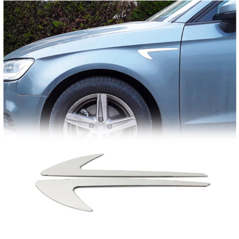 OMAC Bandes décoratives latérales chromées pour BMW 3er E90 F30 2005-2019 inox 2Pcs (1/5)