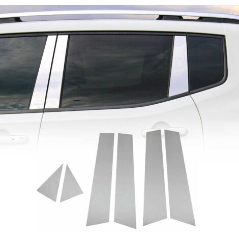 Couverture Garniture de pilier B pour Renault Clio 2019-2023 en acier inox 6Pcs