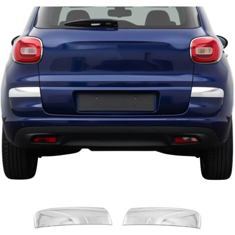 Moulure de Pare-chcos Arrière pour Fiat 500L 2018-2024 acier inox 2 Pcs