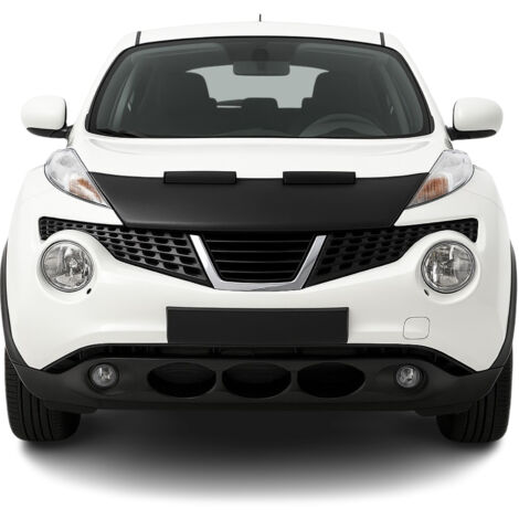 Protège Capot compatible avec Nissan Juke 2010 à 2014, Bra de Capot Protection, Noir