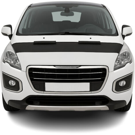 Protège Capot pour Peugeot 3008 2010-2016 Masque de voiture vinyle Noir (1/5)