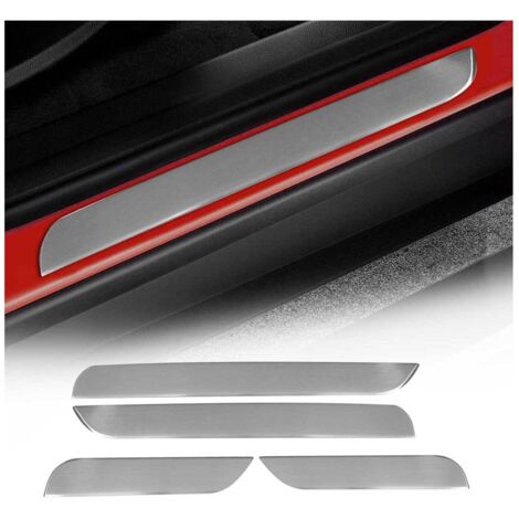 Couverture de Seuil de porte pour Citroen C3 HB 2002-2009 acier inox chromé 4Pcs (1/5)