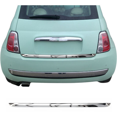 Garniture de Hayon Coffre pour Fiat 500C 2007-2015 acier inox