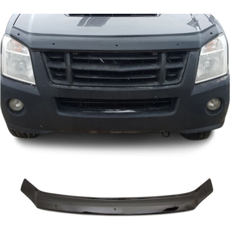 Deflecteurs d'air Capot de Voiture pour Isuzu D-Max 2005-2012 Acrylique Noir (1/5)