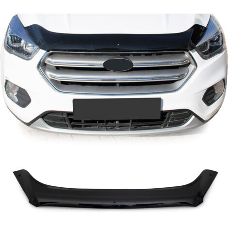 Déflecteur de Capot Compatible avec Ford Kuga 2017-2020 SUV en Acrylique Noir (1/5)