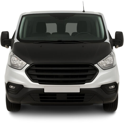 Protège Capot compatible avec Ford Tourneo Transit Custom 2018 à 2023, Bra de Capot Protection, Noir (1/4)