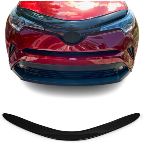 Déflecteur de Capot Compatible avec Toyota C-HR 2016-2021 en Acrylique Noir