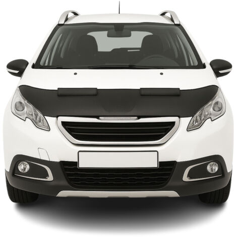 Protège Capot compatible avec Peugeot 2008 2013 à 2017, Bra de Capot Protection, Noir (1/5)