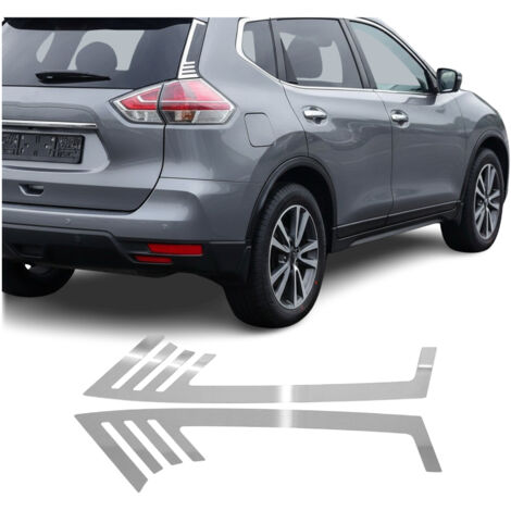 Garniture de Spoiler - pour Nissan X-Trail 2014-2021 inoxy chromé (1/5)