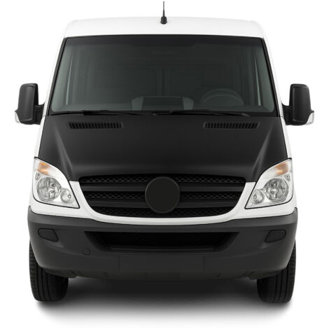 Protège Capot pour Mercedes Sprinter W906 2006-2013 Masque vinyle Noir complète (1/4)