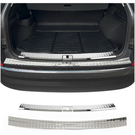 OMAC Kit Protection de Pare-Chocs arrière Compatible avec Skoda Kodiaq 2016-2024 Brillant inox 3Pcs (1/5)